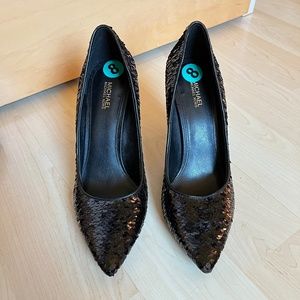 MICHAEL Michael Kors Sequin Leather Pumps (size 8) *NWOT*